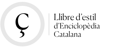 Logo del Llibre d'estil d'Enciclopèdia Catalana